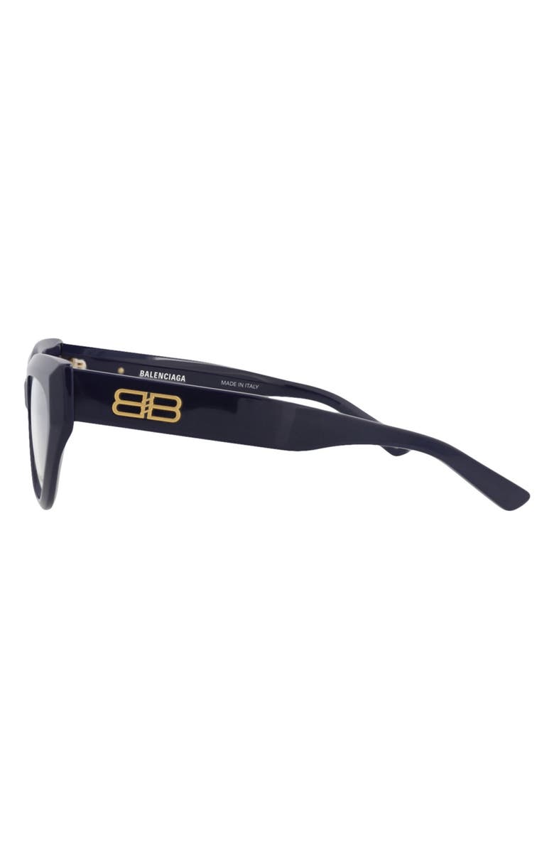 Balenciaga 53mm Cat Eye Optical Glasses, Alternate, color,