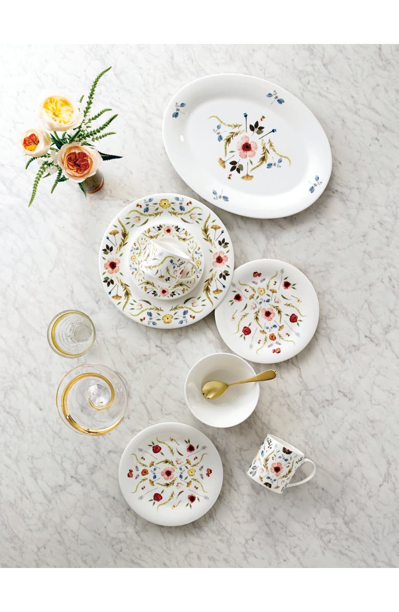 Twig New York Scandinavian Floral Dinner Plate, Alternate, color, Multi