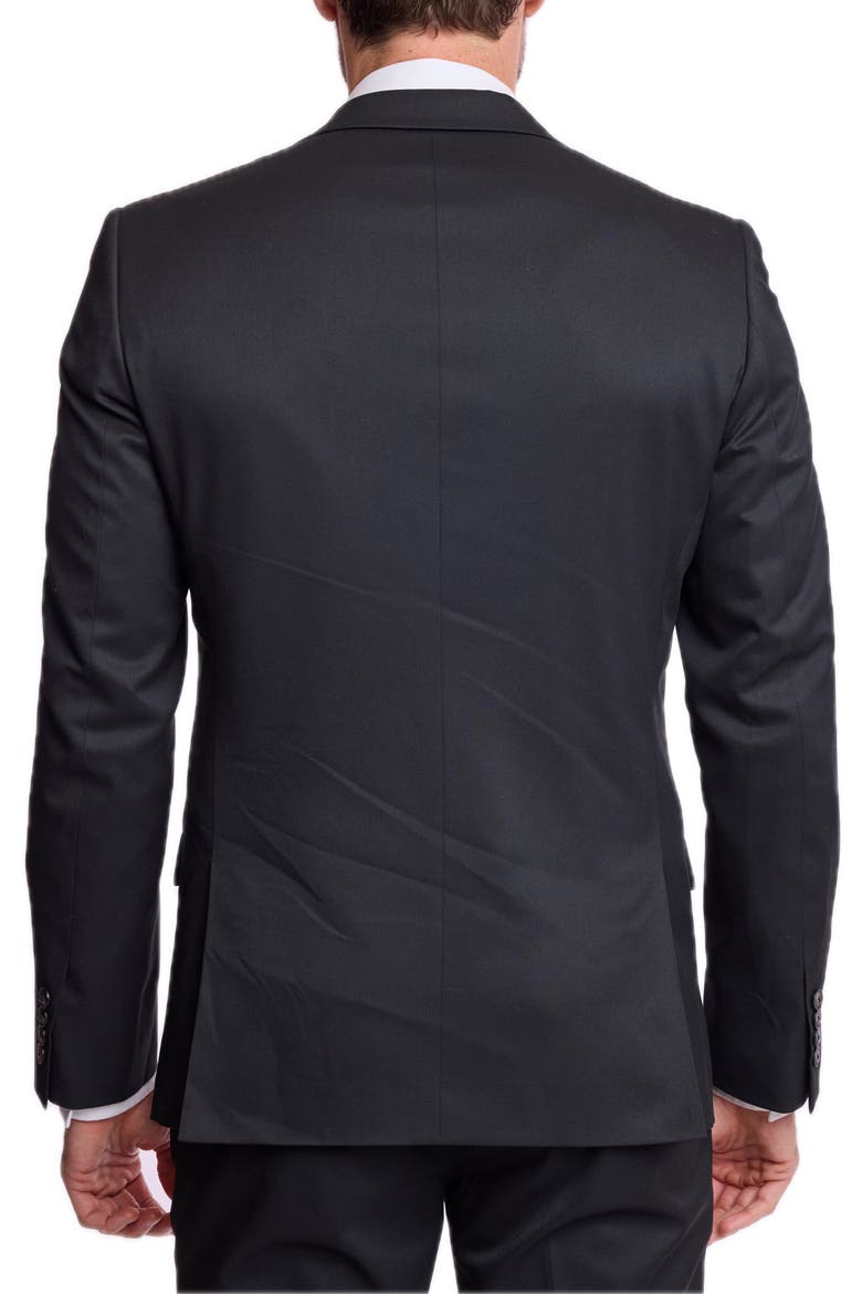 Dover Slim Fit Notch Lapel Suit Jacket, Alternate, color, SOLID BLACK