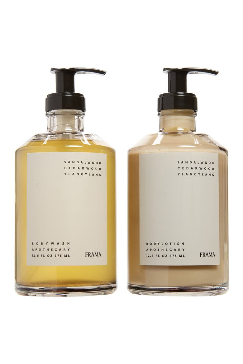 x Frama Apothecary Body Wash & Lotion Set, Main, color, YLANG YLANG SANDA/CEDAR WOOD