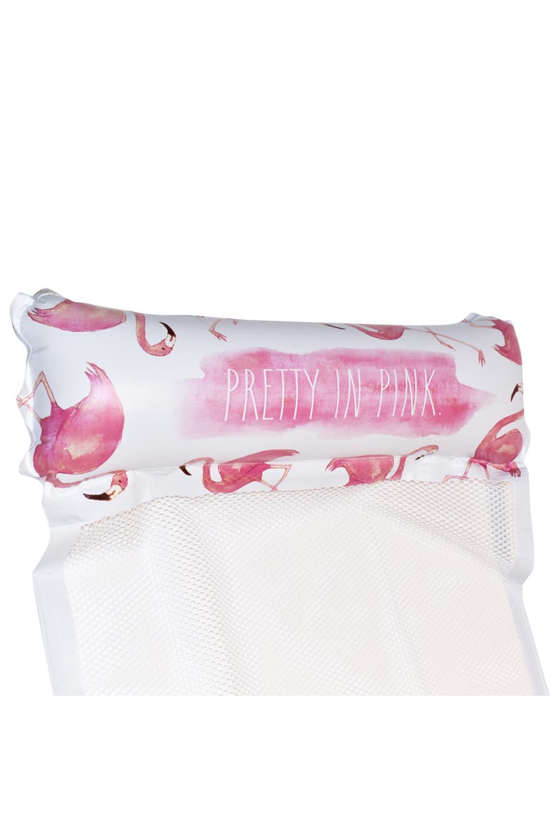 Pretty In Pink Hammock Pool Lounger Flamingo, Alternate, color, Multicolored