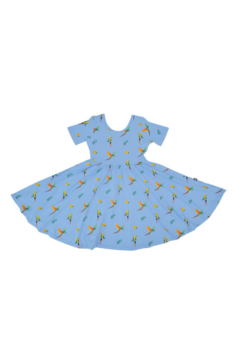 Kyte BABY Macaw Twirl Dress, Main, color, 