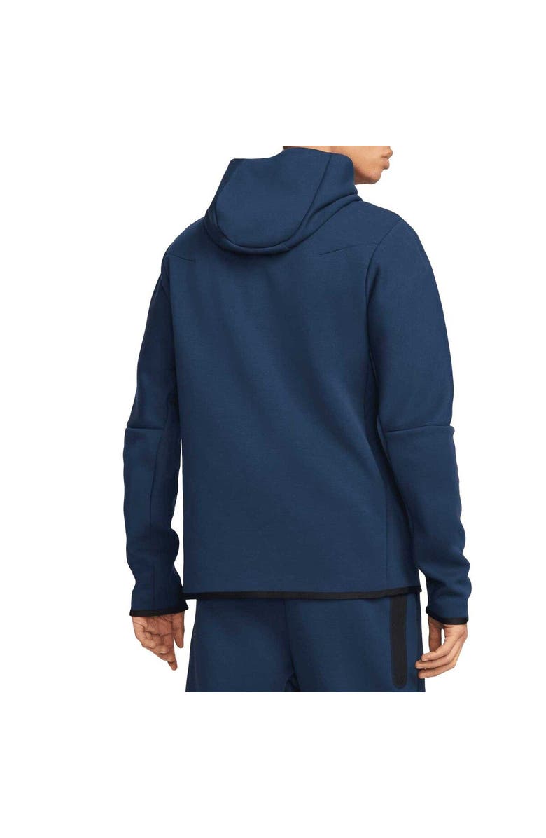 Nike Men's Nike Blue France National Team Logo Tech Fleece Full-Zip Hoodie, Alternate, color,