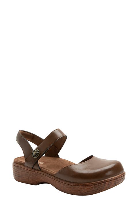 Opal Ankle Strap Platform Clog (Women)