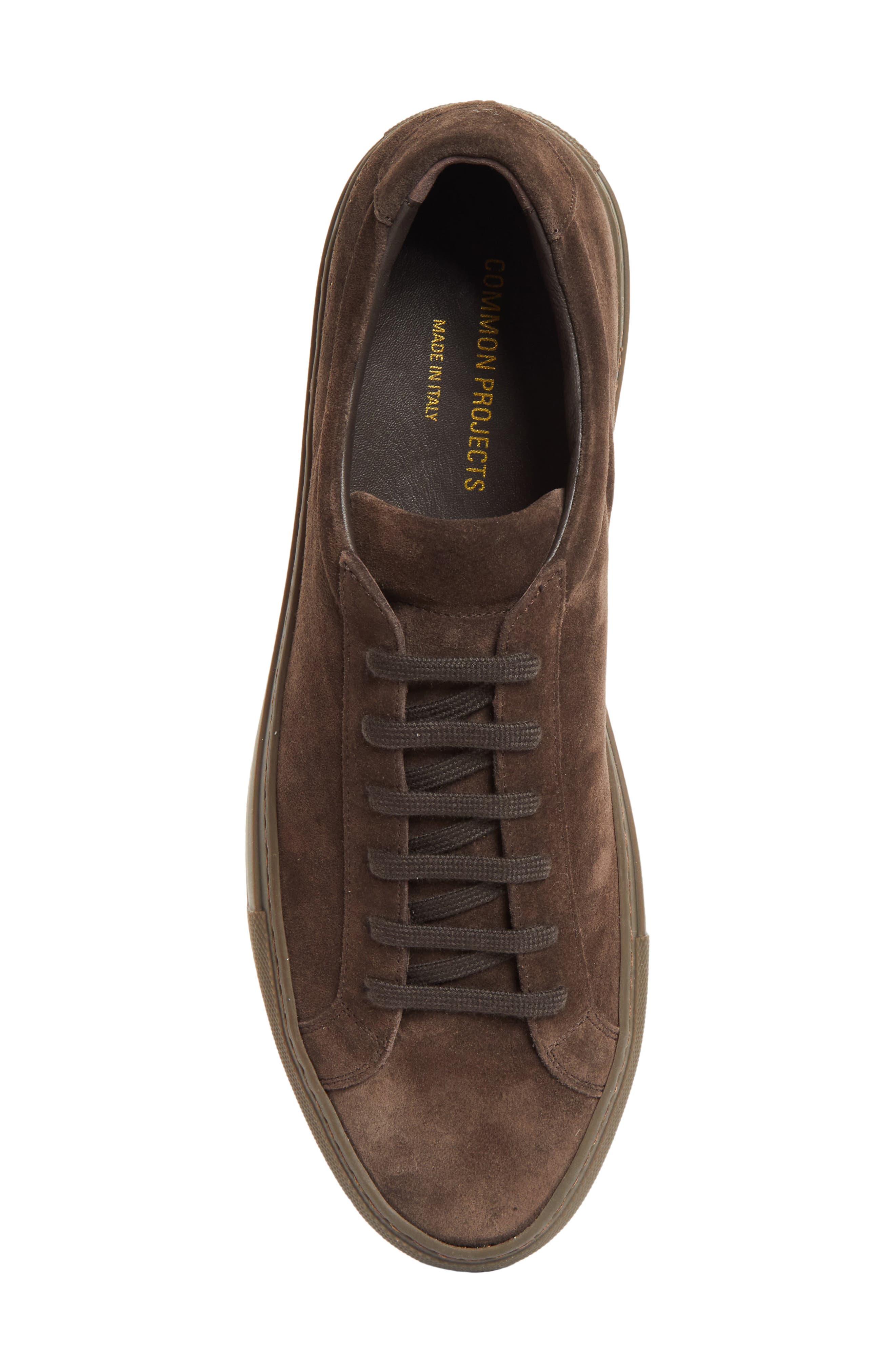 Achilles Premium Suede Sneaker, Alternate, color, BROWN