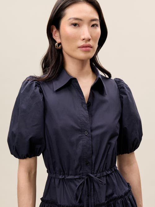 REBECCA TAYLOR REBECCA TAYLOR POPLIN SHIRT DRESS