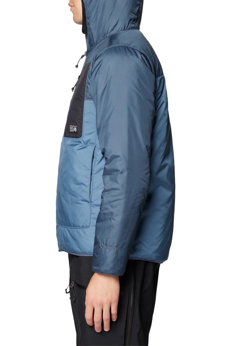 Après Pro Insulated Hooded Jacket, Alternate, color, ADRIATIC BLUE/ MOON BLUE