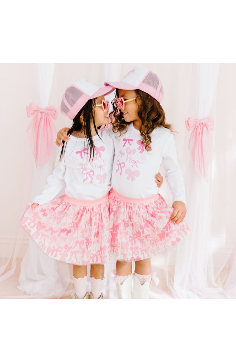 Sweet Wink Bow Tutu, Alternate, color, Pink