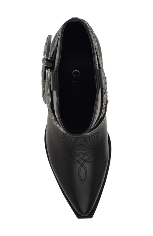 Guess Lansly Western Boot In Black