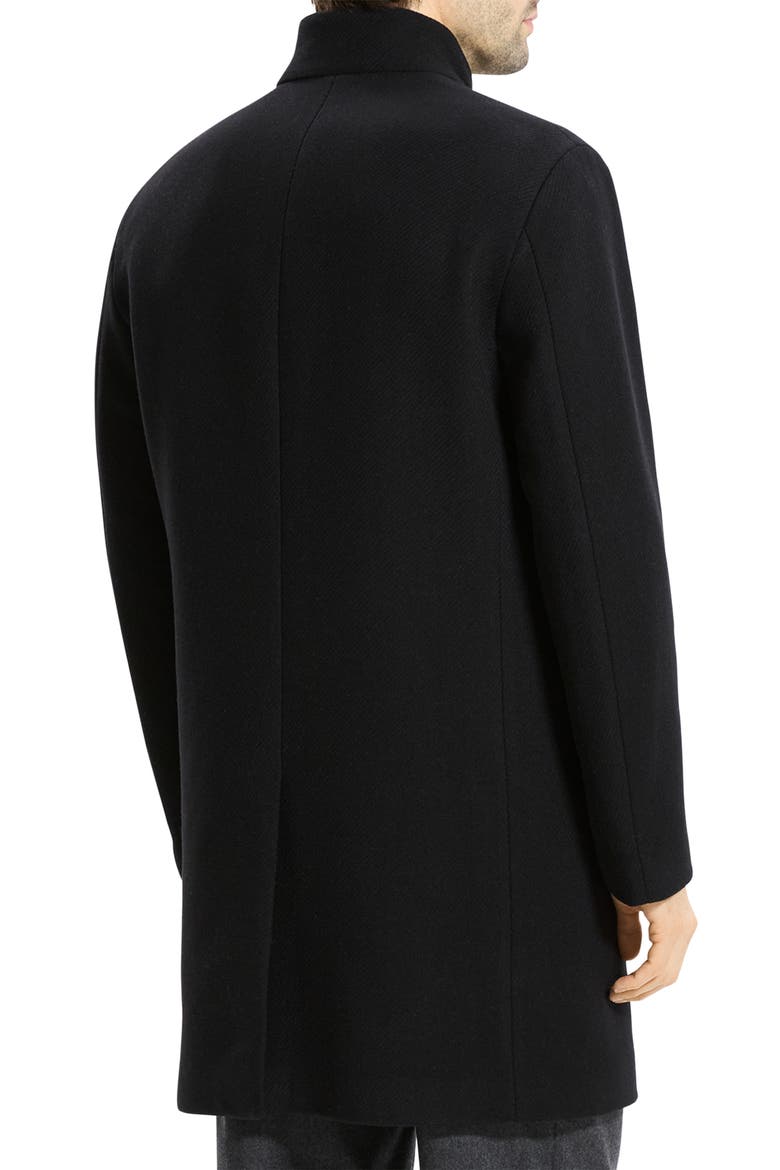 Theory Belvin Melton Wool Blend Coat (Men) | Nordstrom