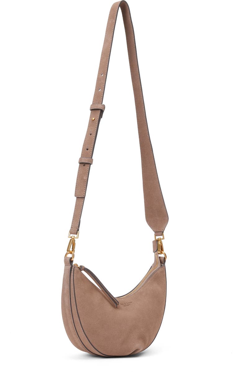 rag & bone Alix Leather Crossbody Bag, Alternate, color, Clay