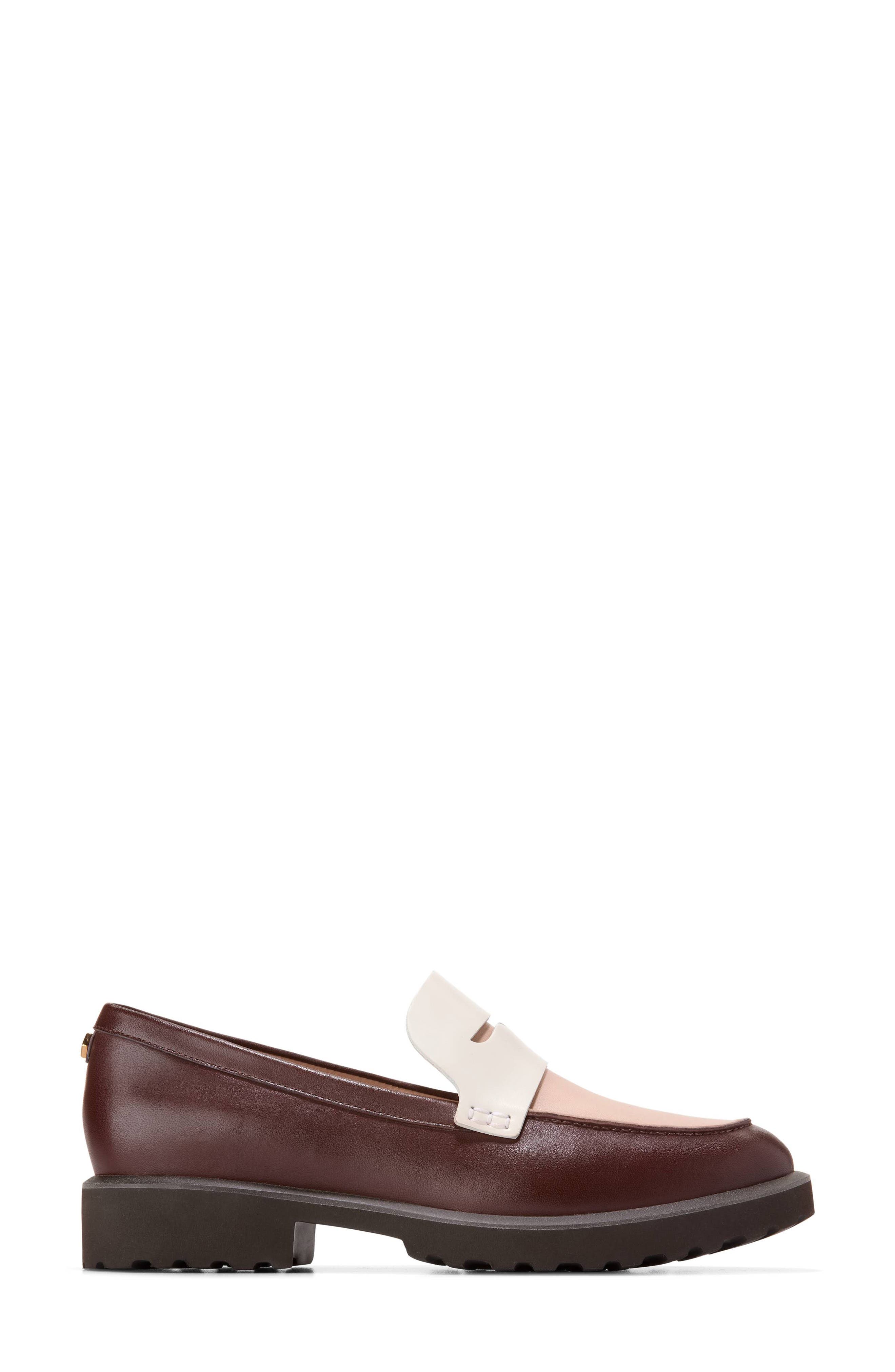 Geneva Platform Penny Loafer, Alternate, color, MADIERA