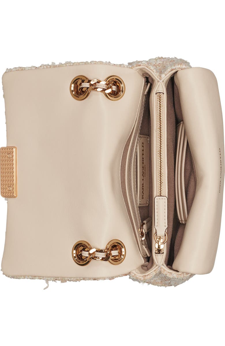 KARL LAGERFELD PARIS Lafayette Boucle Crossbody, Alternate, color, Neutral