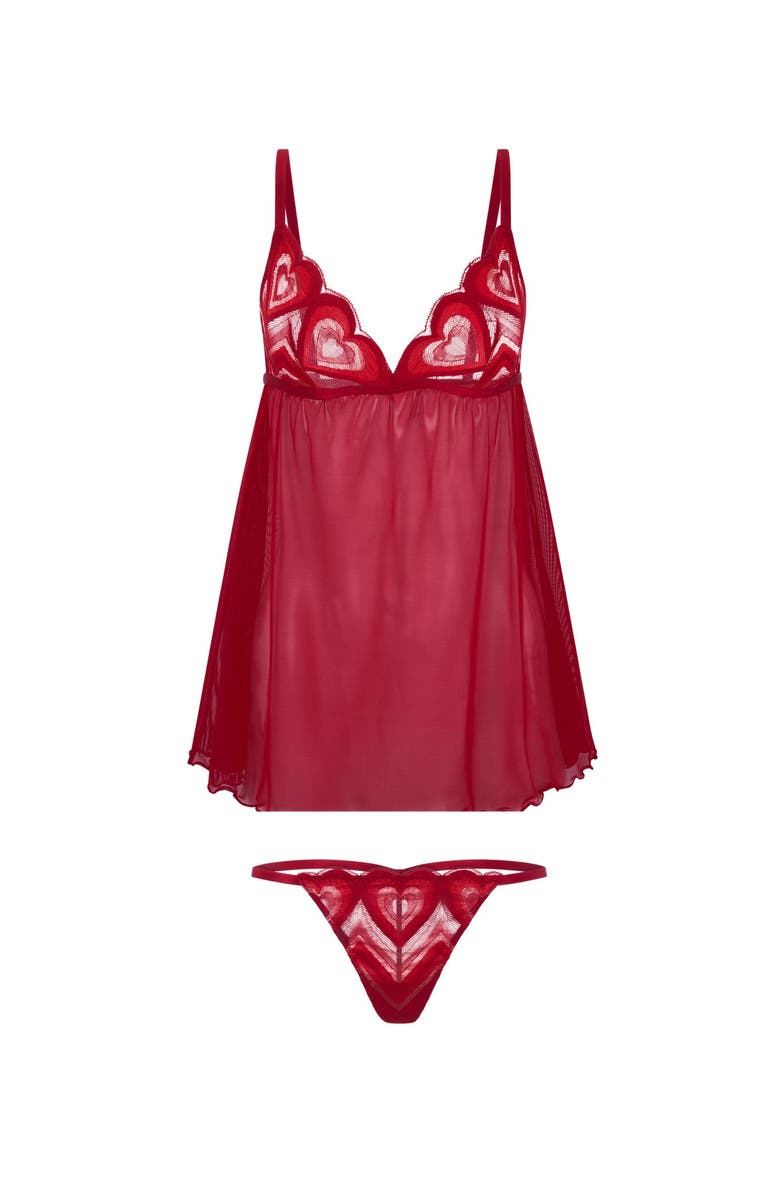 Adore Me Amorata Babydoll Lingerie, Alternate, color,