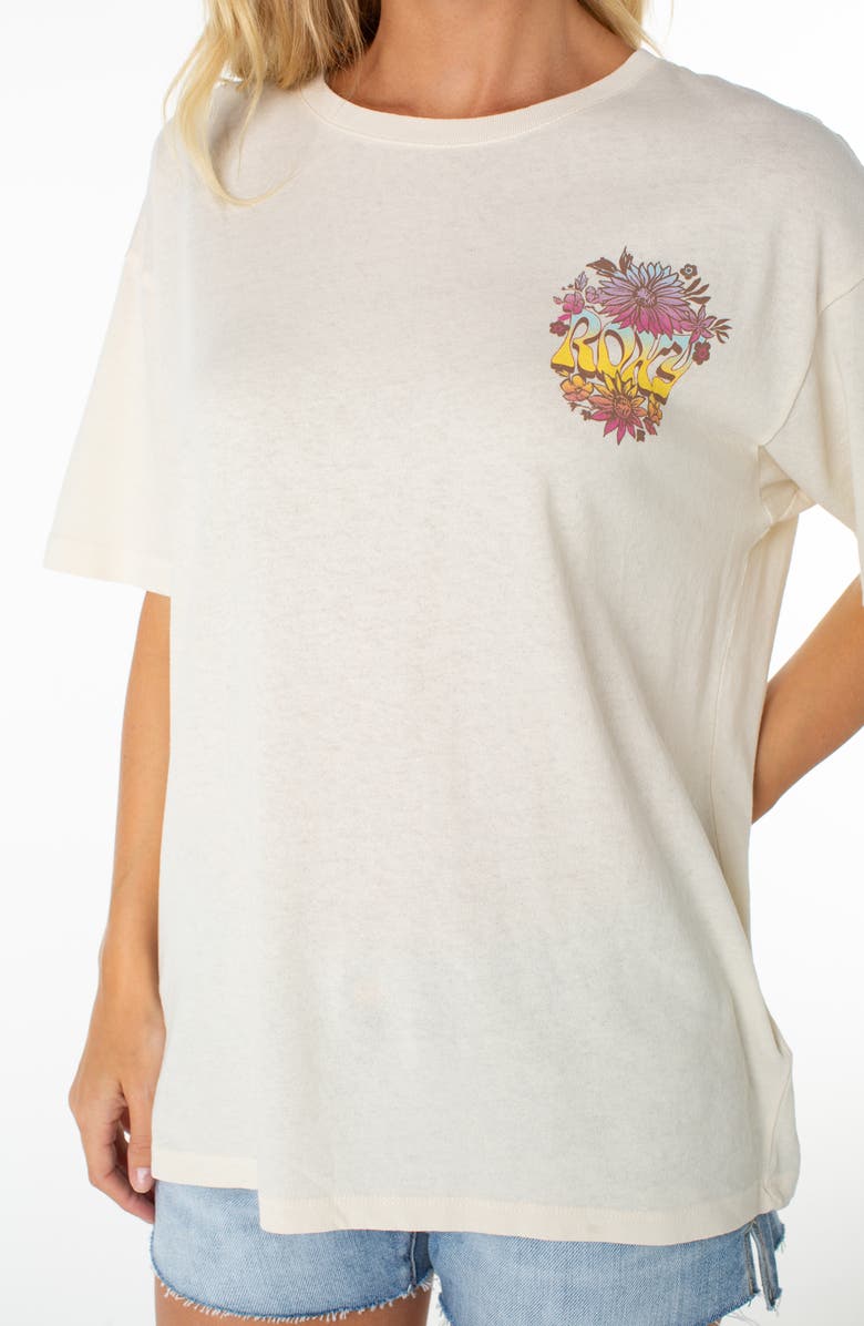 Roxy Sunset Oversize Cotton Graphic T-Shirt, Alternate, color,