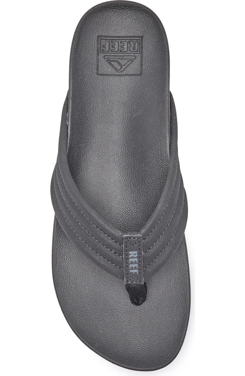 Reef Kaia Rise Flip Flop, Alternate, color, Black/Black