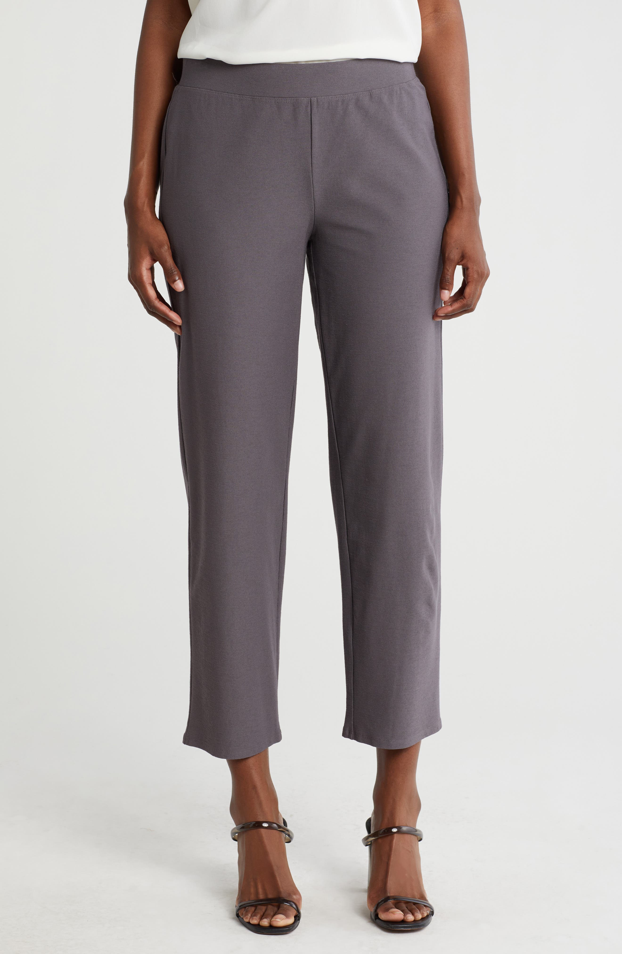 Eileen Fisher Straight Leg Ankle Pants