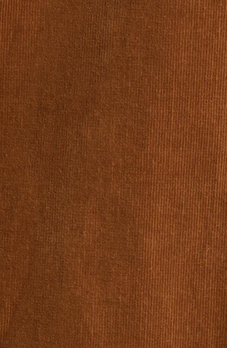 Schott NYC Cotton Corduroy Western Shirt, Alternate, color, Tobacco