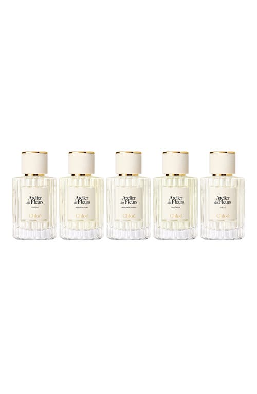 Chloé Atelier Des Fleurs Miniature Fragrance Set In Transparent