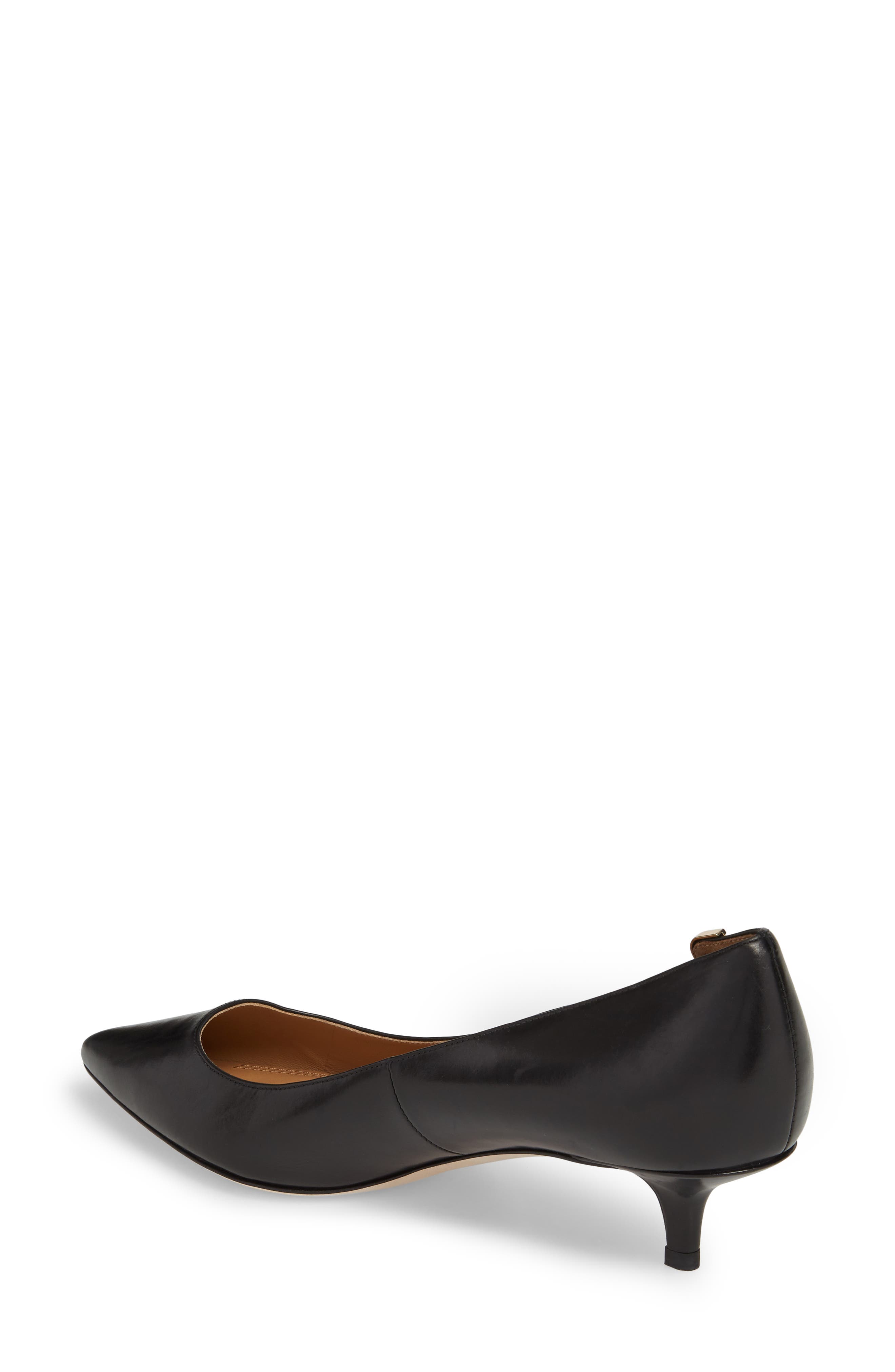 Elizabeth Pointy Toe Pump, Alternate, color, BLACK