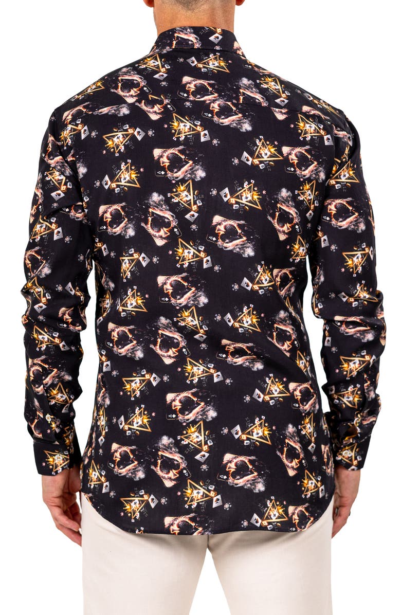 Maceoo Fibonacci Marthyr 0258 Contemporary Fit Button-Up Shirt, Alternate, color, 