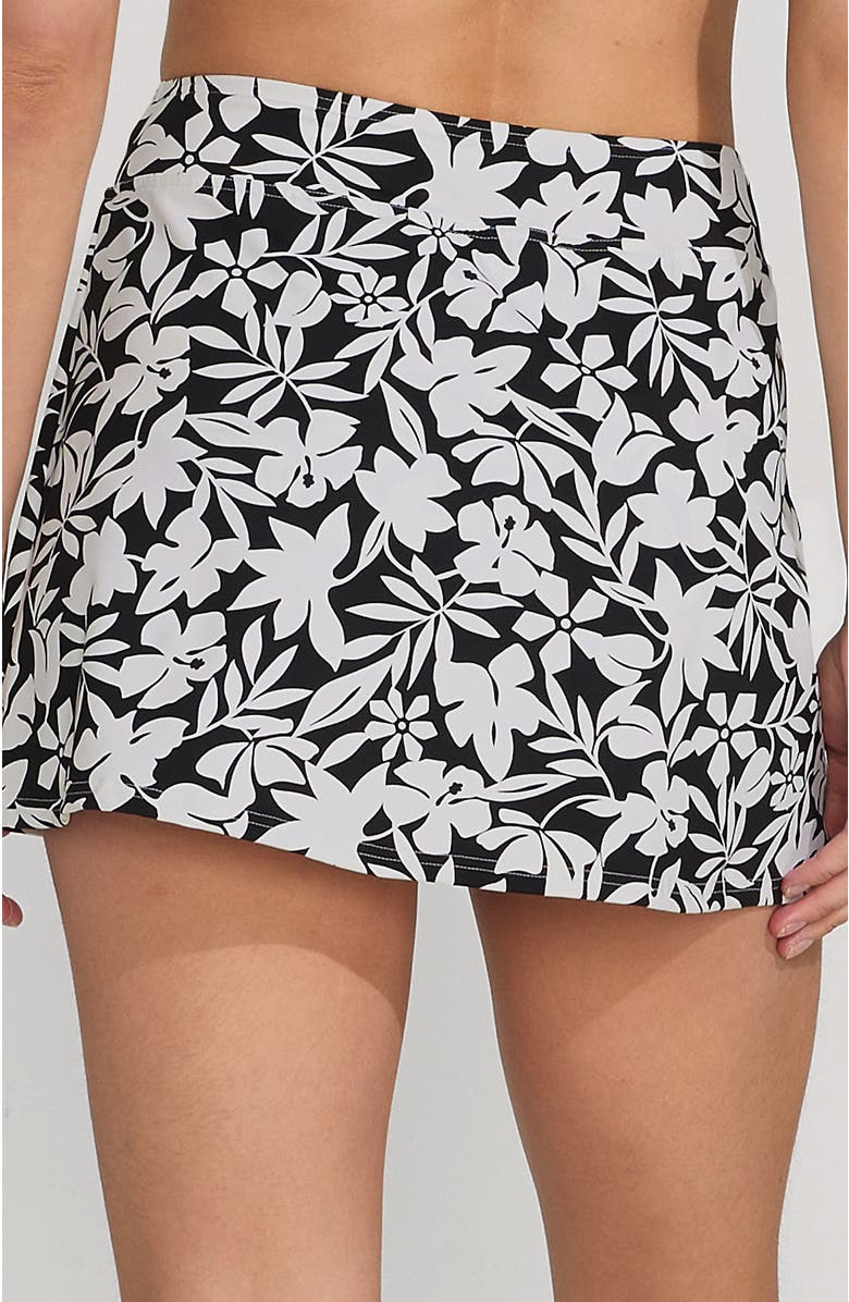 Lands' End Tummy Control Skirt Swim Bottoms, Alternate, color, Black