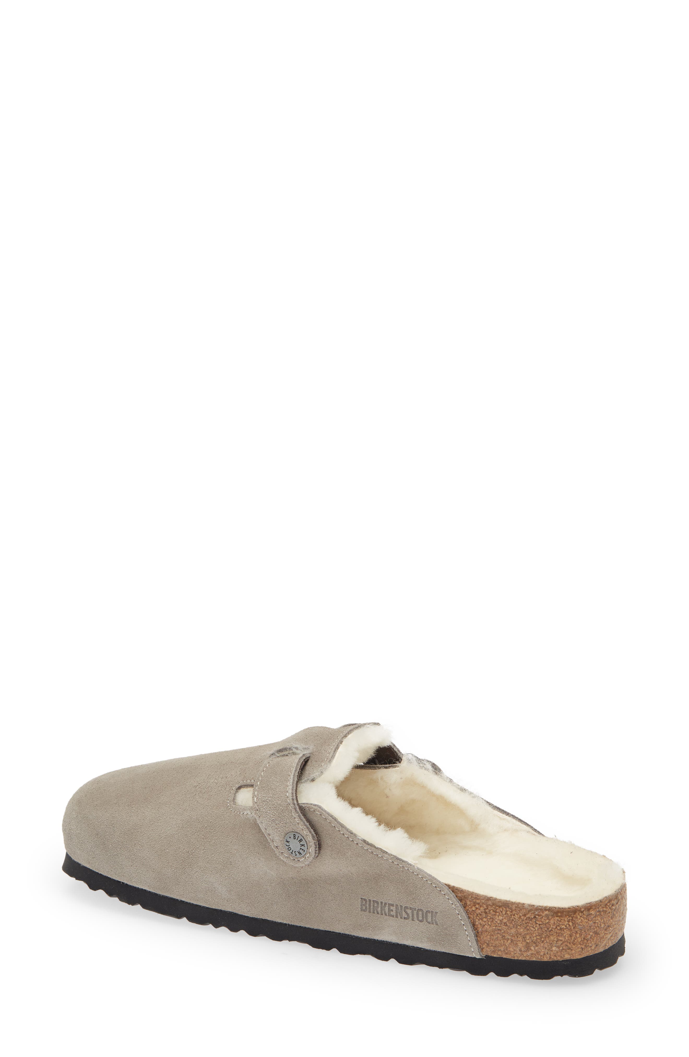 Birkenstock Boston Genuine Shearling Lined Clog, Alternate, color, 