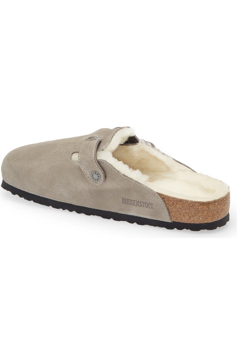 Birkenstock Boston Genuine Shearling Lined Clog, Alternate, color,