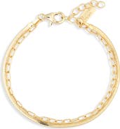 Electric Picks Two Chains Bracelet
