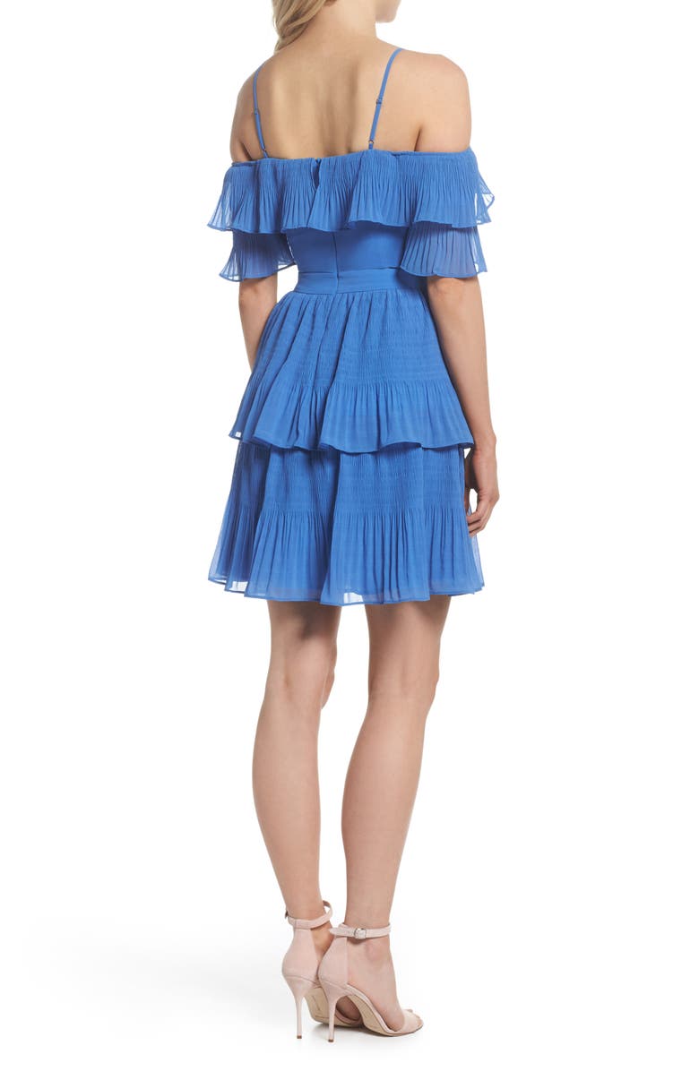 Adelyn Rae Rosalie Cold Shoulder Dress, Alternate, color,