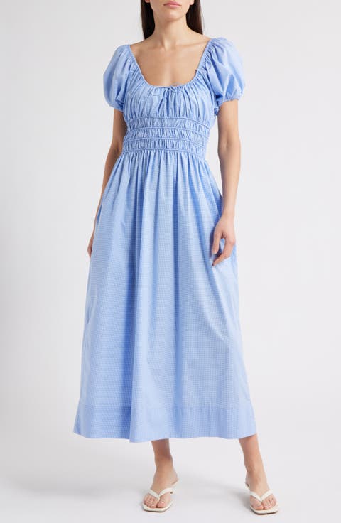 Yolaine Cotton Midi Dress