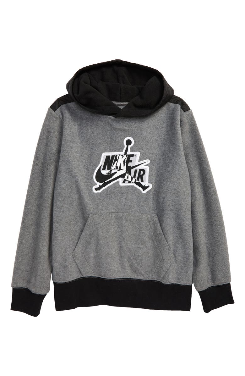 Jordan Kids' Jumpman Classic Fleece Pullover Hoodie, Main, color,