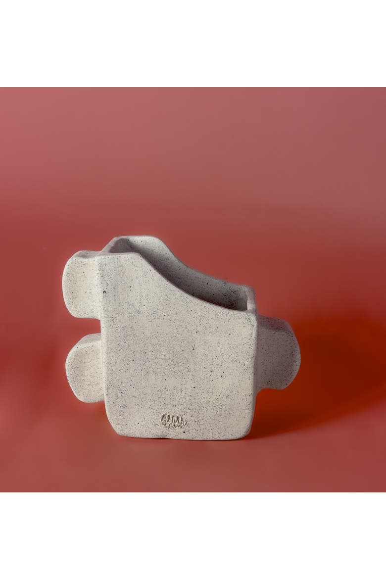 Eyi Planter, Alternate, color, White