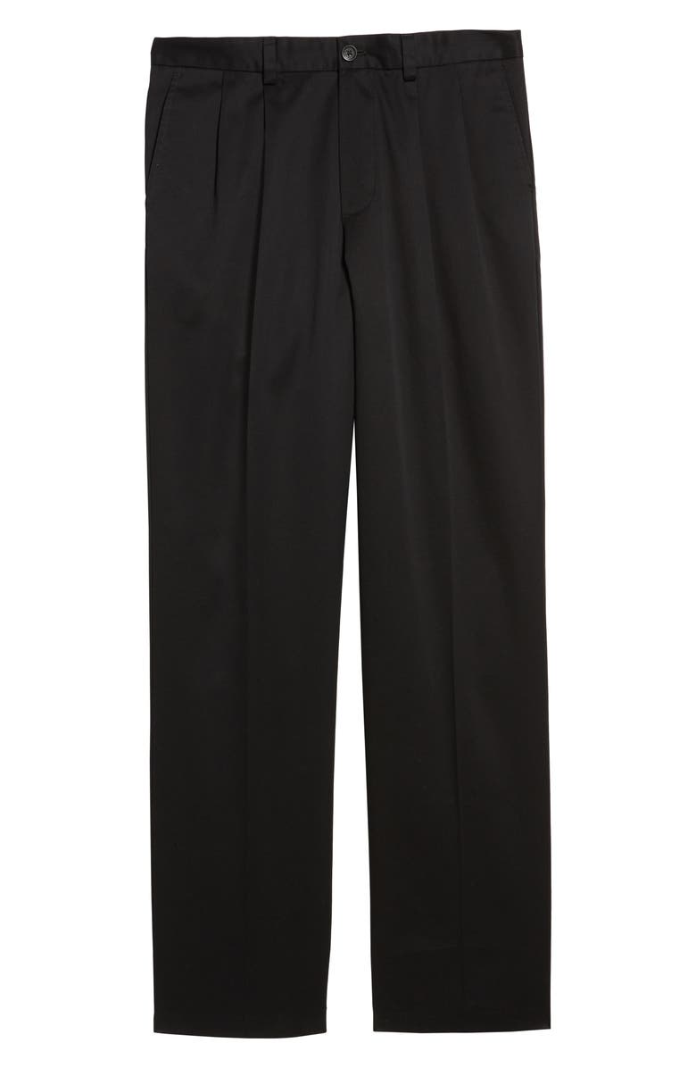 NORDSTROM MEN'S SHOP 'Classic' Smartcare<sup>™</sup> Relaxed Fit Double Pleated Cotton Pants, Alternate, color,
