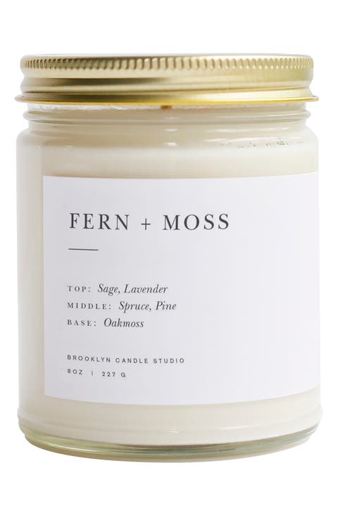 Fern + Moss Scented Jar Candle