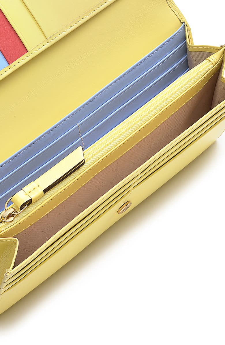 Radley Oh Buoy! Large Flap Leather Wallet, Alternate, color, Panna Cotta