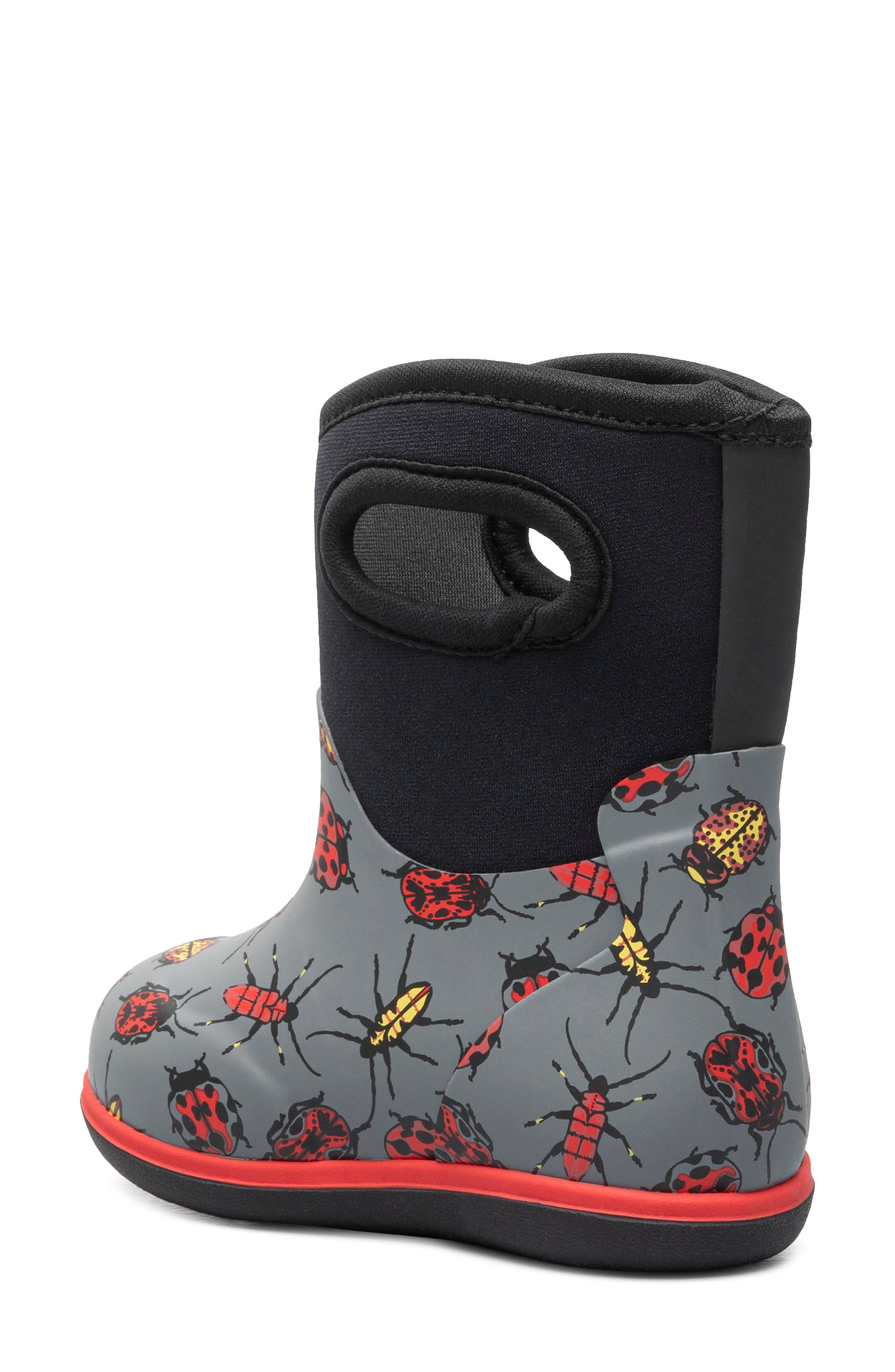 Bogs Kids' Classic Ladybug Waterproof Boot, Alternate, color, 