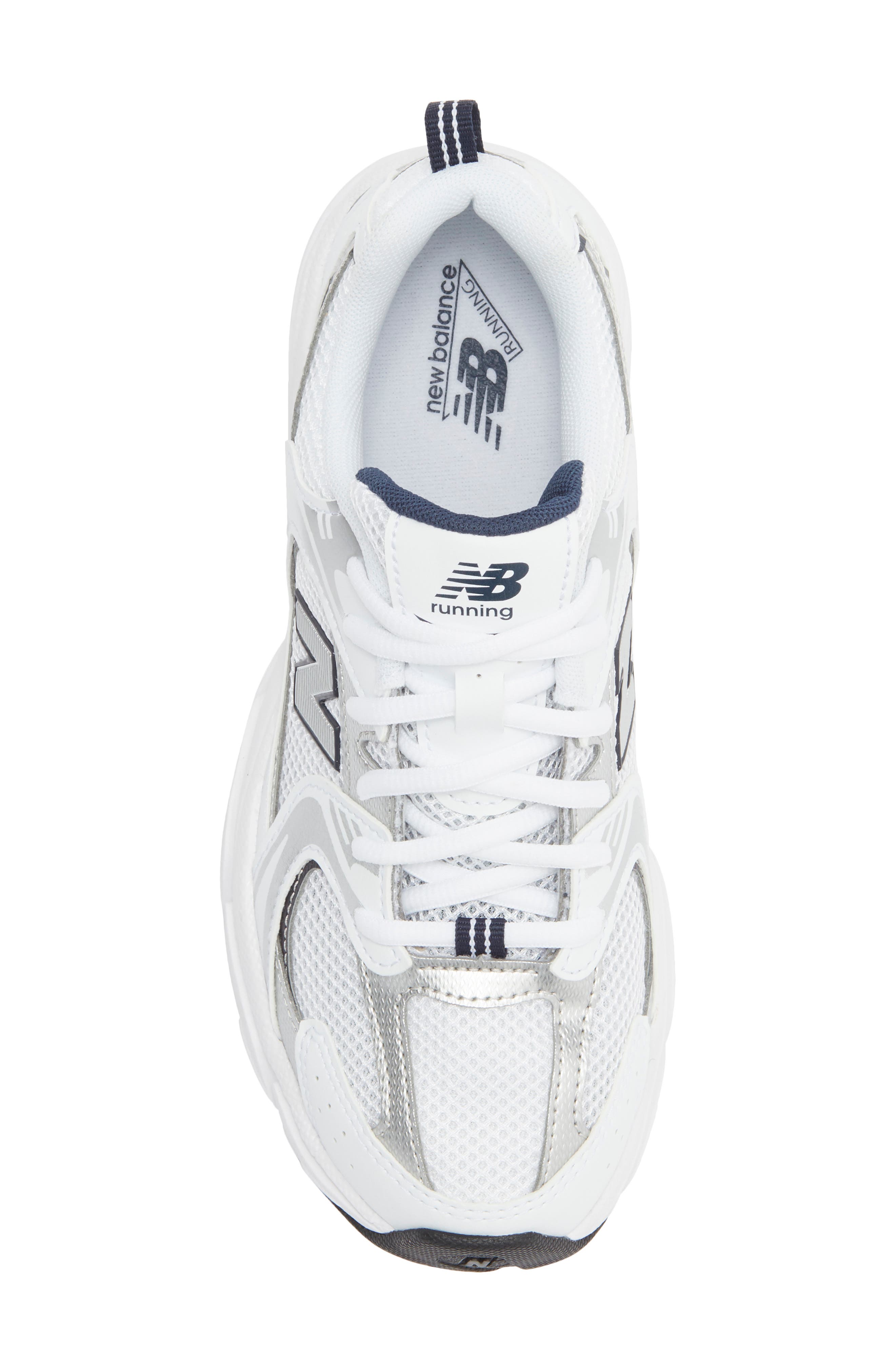 Kids' 530 Sneaker, Alternate, color, WHITE/ NATURAL INDIGO