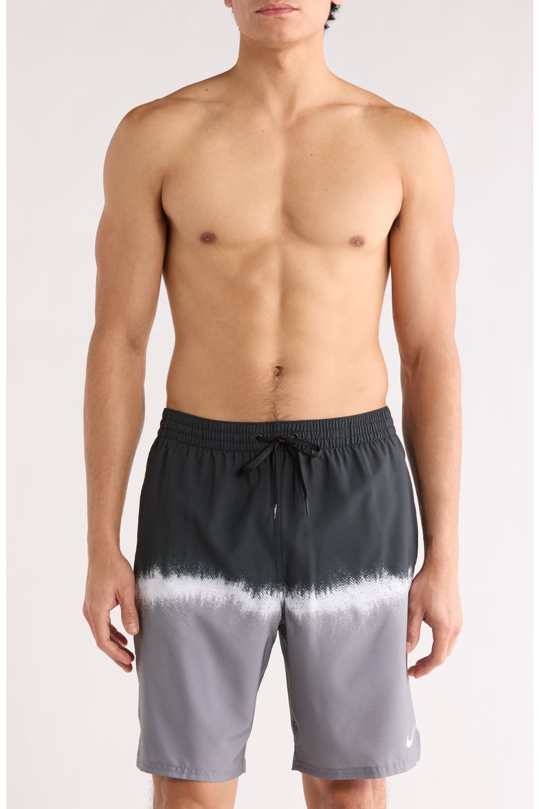 9-Inch Volley Swim Trunks, Main, color, BLACK