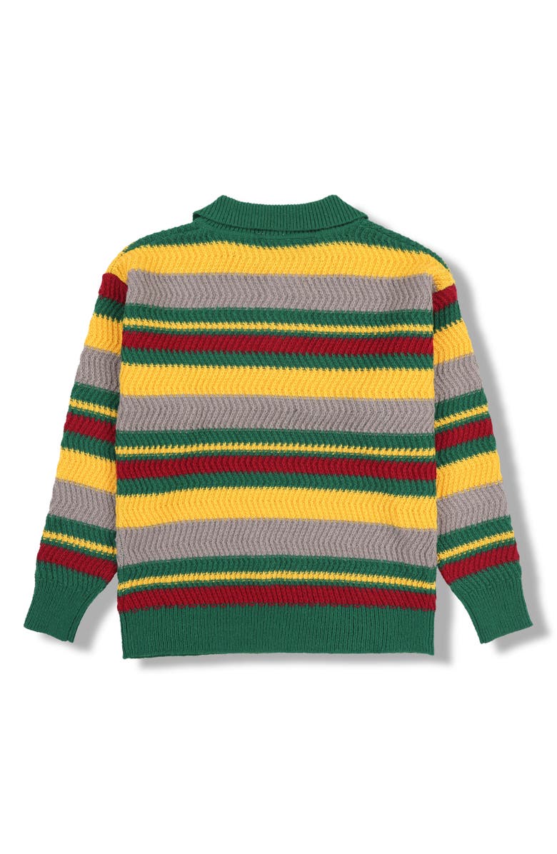 PLEASURES Cooper Stripe Polo Sweater, Alternate, color,