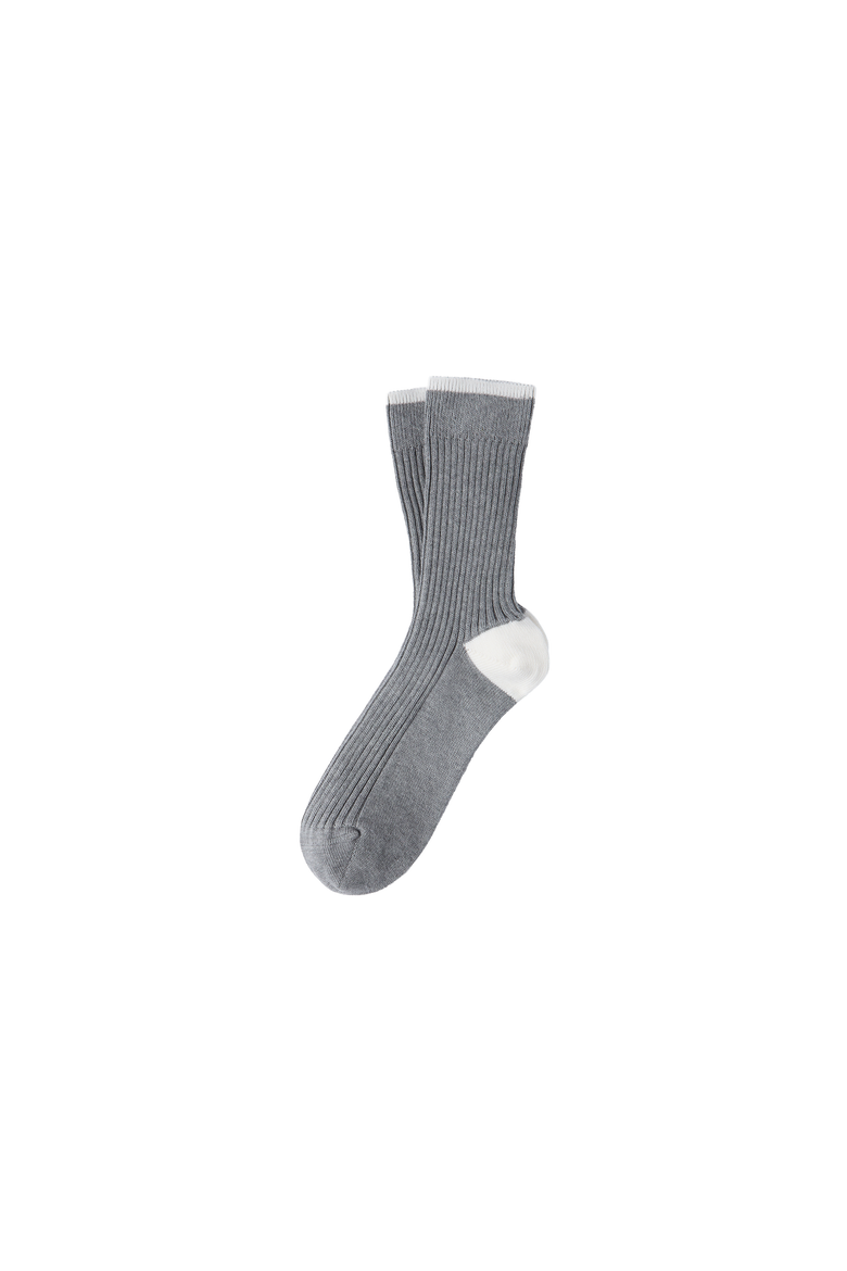 Cotton socks, Alternate, color, Grey