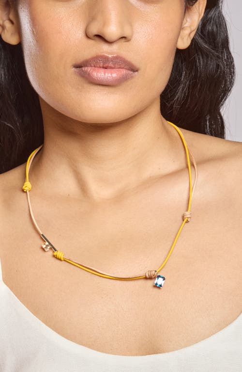 Lady Grey Crystal Knot Cubic Zirconia Necklace