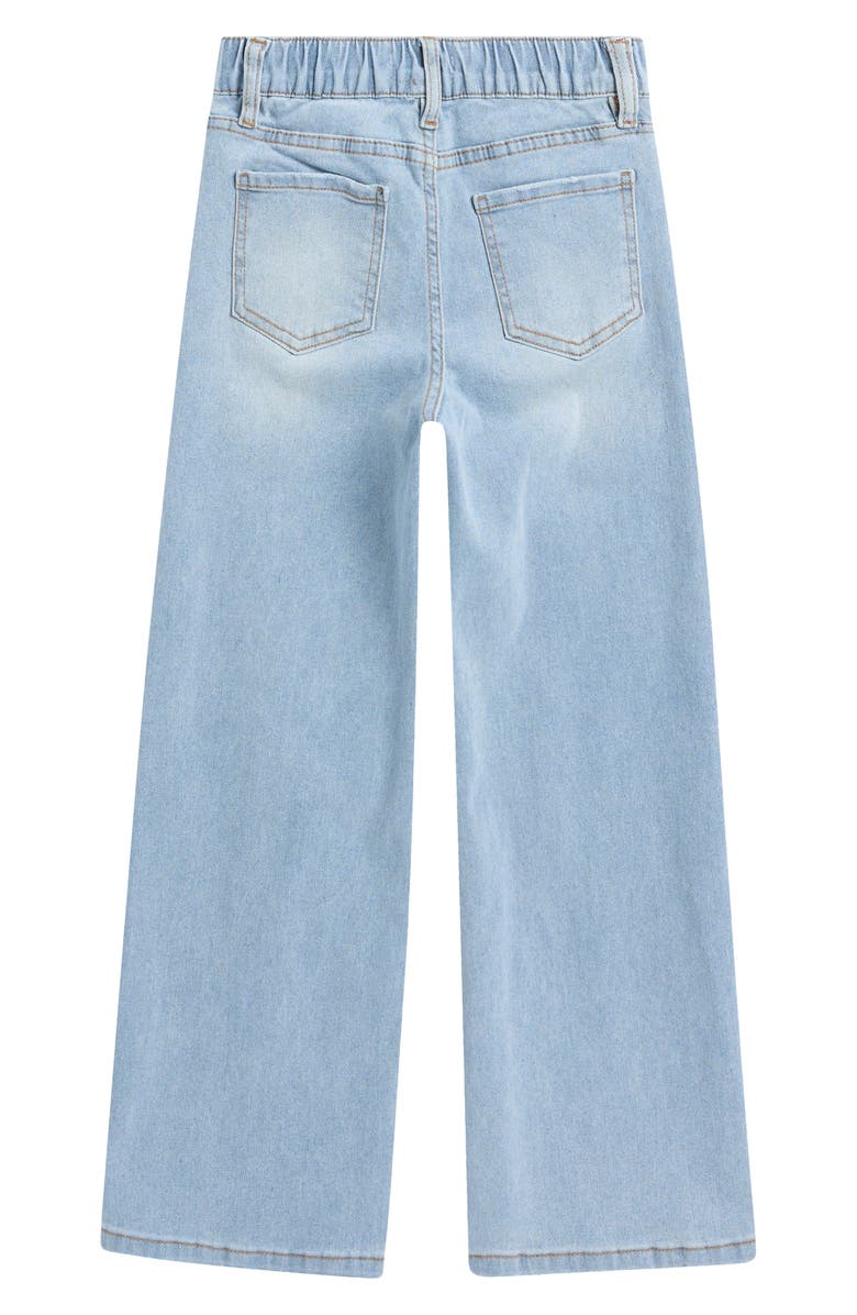 YMI Kids' Distressed Straight Leg Jeans, Alternate, color, Rip Repair