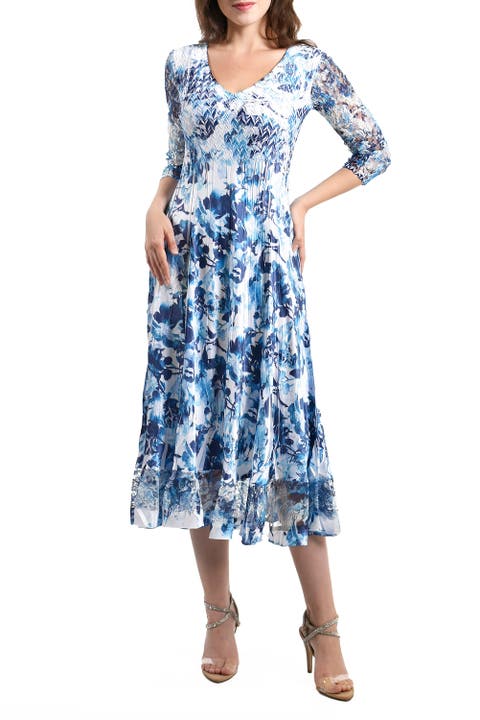 Greecian Vines Printed Dress