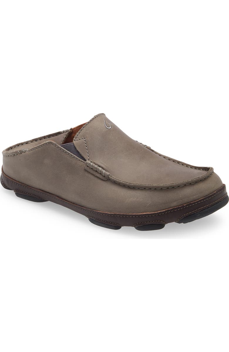 OluKai Moloa Slip-On, Alternate, color, Ash/ Dk Wood