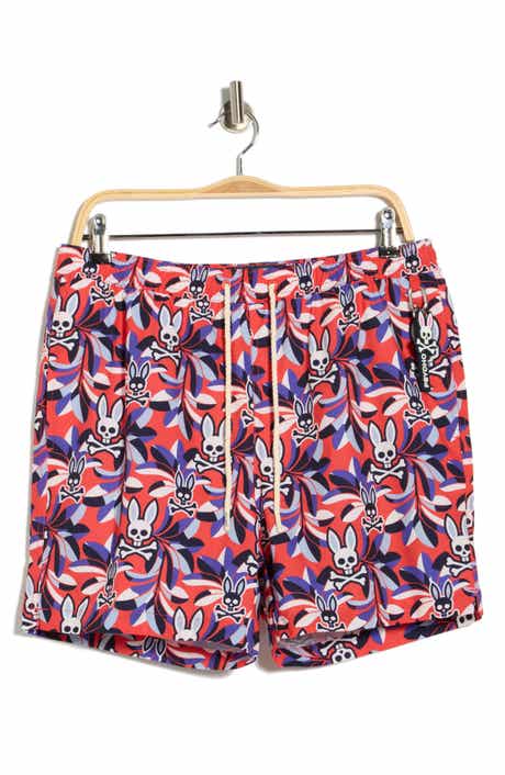Psycho Bunny Florian Print Swim Trunks