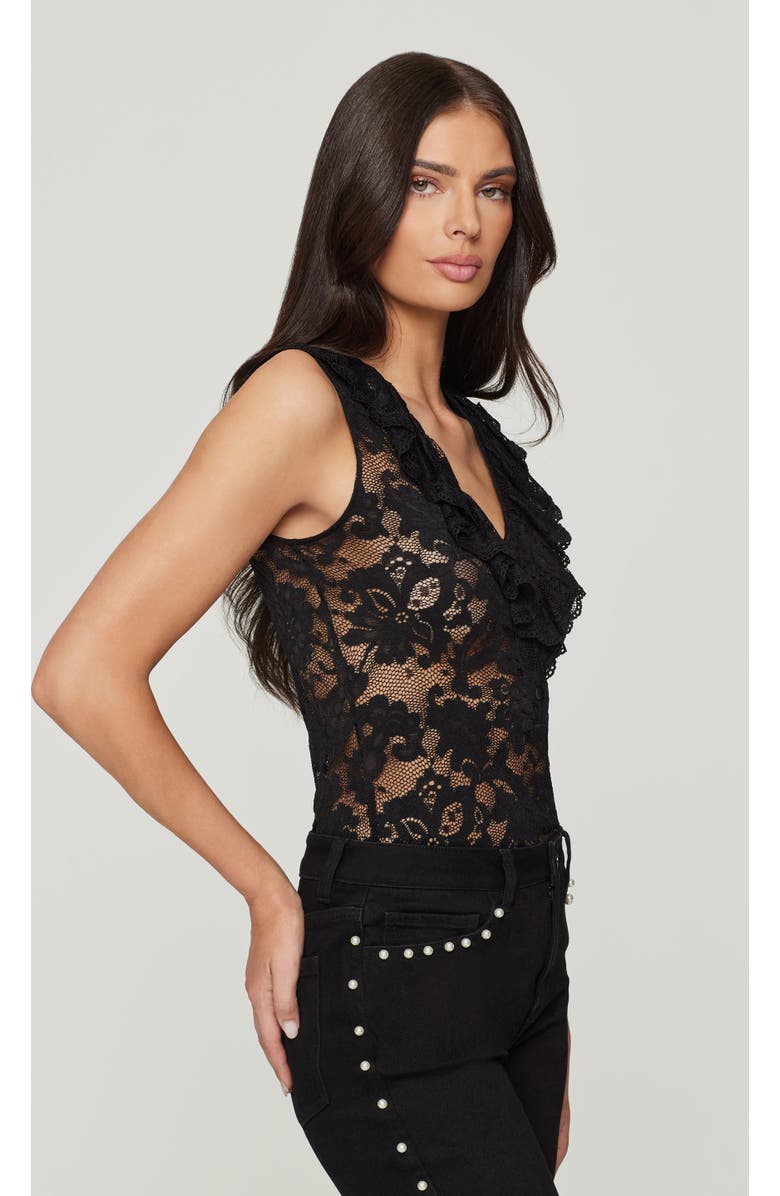 Generation Love Saige Lace Top, Alternate, color, Black
