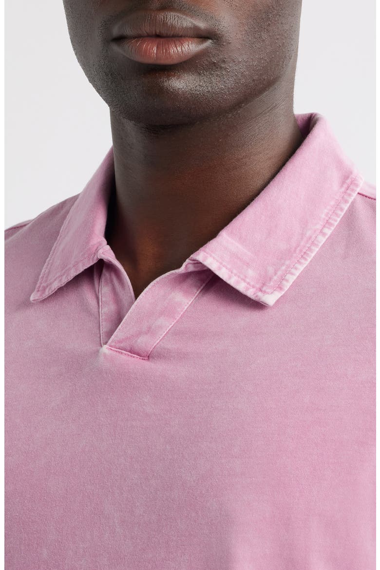 Jared Mineral Wash Cotton Polo, Alternate, color, CHERRY BLOSSOM