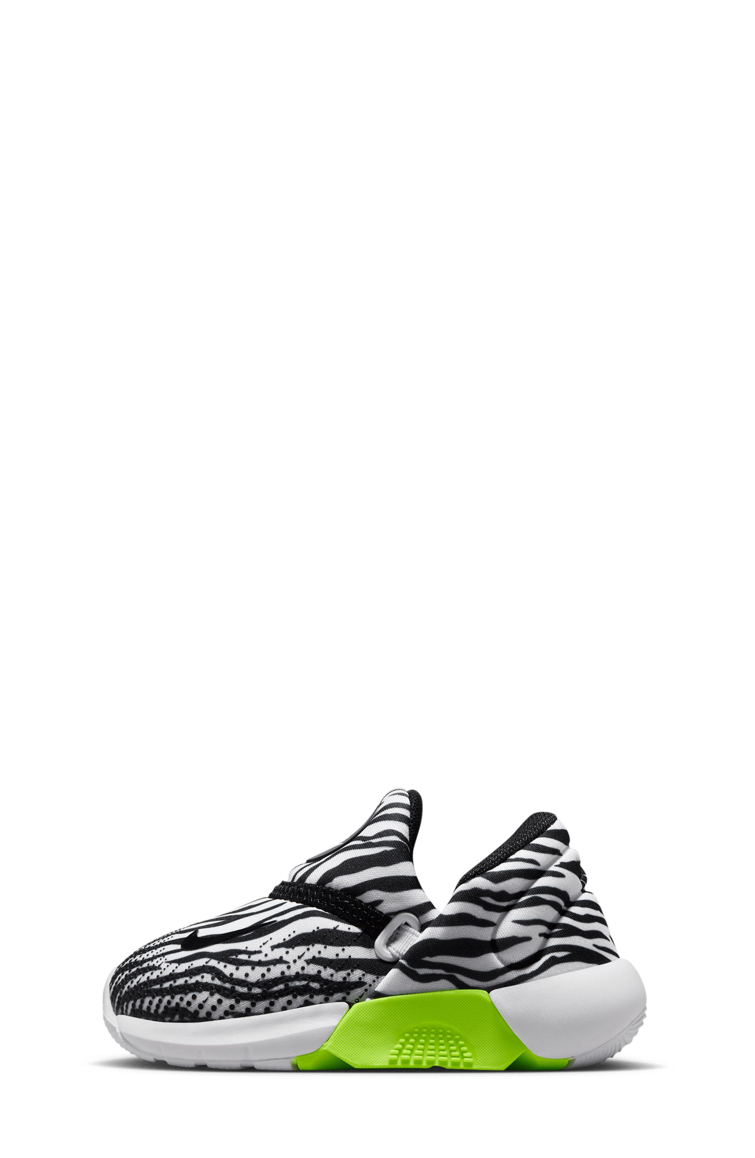 Kids' Swoosh Go Sneaker, Alternate, color, WHITE/ BLACK