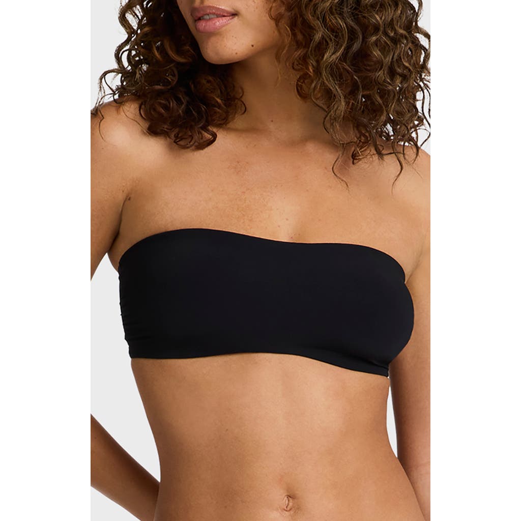 Commando Double Take Bandeau Bralette In Black